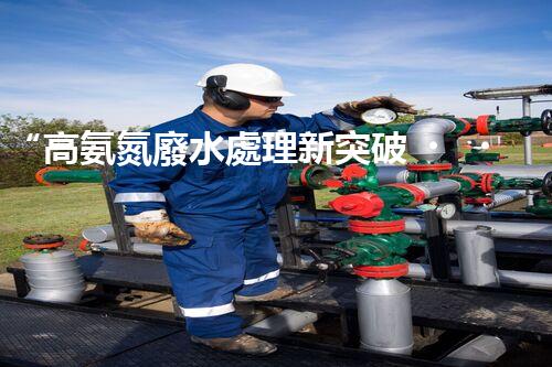 “高氨氮廢水處理新突破，綠色環(huán)保技術(shù)助力高效凈化”